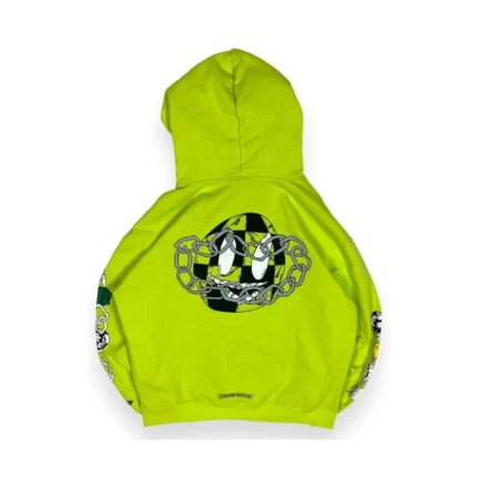 Chrome Hearts x Matty Boy Lime Green Hoodie