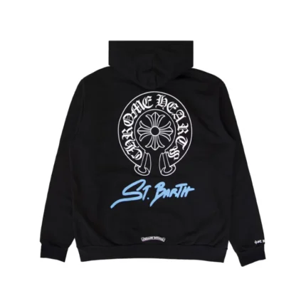 Chrome Hearts St Barth Black Zip Up Hoodie