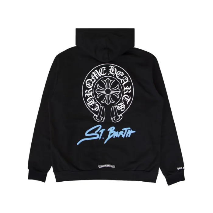 Chrome Hearts St Barth Black Zip Up Hoodie