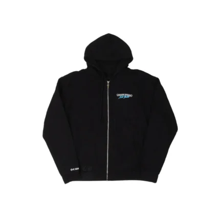 Chrome Hearts St Barth Black Zip Up Hoodie