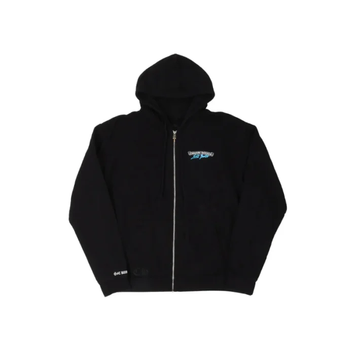 Chrome Hearts St Barth Black Zip Up Hoodie