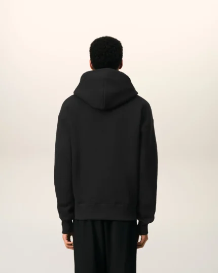 Zipped Ami de Coeur Black Hoodie